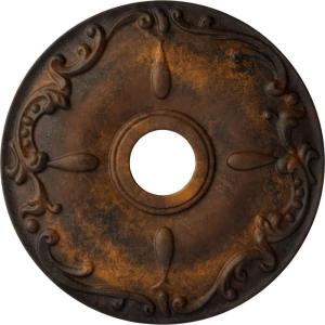 imageEkena Millwork CM18KE 18Inch OD x 3 12Inch ID x 1 14Inch Kent Ceiling MedallionRust Metallic Series