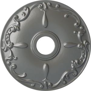 imageEkena Millwork CM18KE 18Inch OD x 3 12Inch ID x 1 14Inch Kent Ceiling MedallionSilver Metallic Series