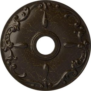 imageEkena Millwork CM18KE 18Inch OD x 3 12Inch ID x 1 14Inch Kent Ceiling MedallionStone Hearth Crackle Flat Finish