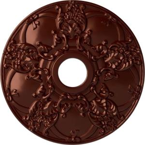 imageEkena Millwork CM18NO 18Inch OD x 3 12Inch ID x 1 38Inch Norwich Ceiling MedallionAntique Copper Metallic Series