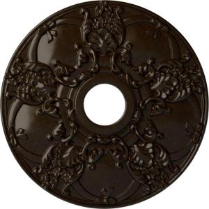 imageEkena Millwork CM18NO 18Inch OD x 3 12Inch ID x 1 38Inch Norwich Ceiling MedallionBronze Metallic Series