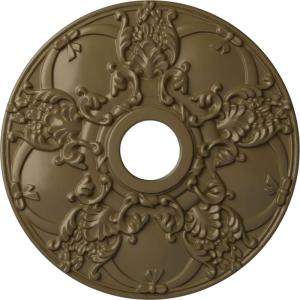 imageEkena Millwork CM18NO 18Inch OD x 3 12Inch ID x 1 38Inch Norwich Ceiling MedallionMississippi Mud Flat Finish