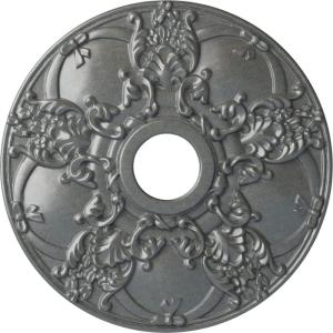 imageEkena Millwork CM18NO 18Inch OD x 3 12Inch ID x 1 38Inch Norwich Ceiling MedallionPlatinum Metallic Series