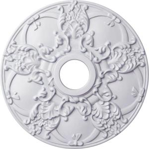 imageEkena Millwork CM18NO 18Inch OD x 3 12Inch ID x 1 38Inch Norwich Ceiling MedallionPrimed