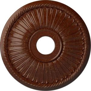 imageEkena Millwork CM20BE1CBC Berkshire Ceiling Medallion Cloud Burst CrackleBurnished Mahogany Crackle Flat Finish