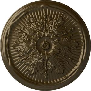 imageEkena Millwork CM21LU 21Inch OD x 2Inch ID x 2Inch P Luton Ceiling MedallionBrass Metallic Series