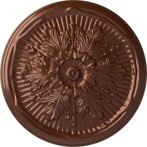 imageEkena Millwork CM21LU 21Inch OD x 2Inch ID x 2Inch P Luton Ceiling MedallionCopper Penny Metallic Series