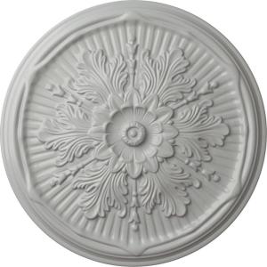 imageEkena Millwork CM21LU 21Inch OD x 2Inch ID x 2Inch P Luton Ceiling MedallionFrost Flat Finish