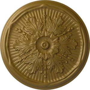 imageEkena Millwork CM21LU 21Inch OD x 2Inch ID x 2Inch P Luton Ceiling MedallionGold Rush Metallic Series