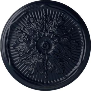 imageEkena Millwork CM21LU 21Inch OD x 2Inch ID x 2Inch P Luton Ceiling MedallionMidnight Dream Flat Finish