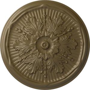 imageEkena Millwork CM21LU 21Inch OD x 2Inch ID x 2Inch P Luton Ceiling MedallionMississippi Mud Flat Finish