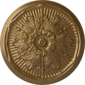 imageEkena Millwork CM21LU 21Inch OD x 2Inch ID x 2Inch P Luton Ceiling MedallionPale Gold Metallic Series