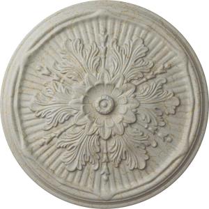 imageEkena Millwork CM21LU 21Inch OD x 2Inch ID x 2Inch P Luton Ceiling MedallionPot of Cream Crackle Flat Finish