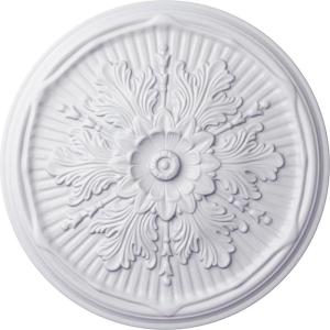 imageEkena Millwork CM21LU 21Inch OD x 2Inch ID x 2Inch P Luton Ceiling MedallionPrimed