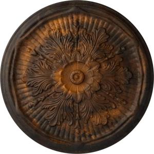 imageEkena Millwork CM21LU 21Inch OD x 2Inch ID x 2Inch P Luton Ceiling MedallionRust Metallic Series