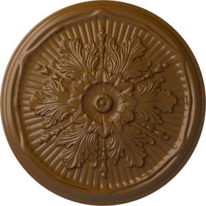 imageEkena Millwork CM21LU 21Inch OD x 2Inch ID x 2Inch P Luton Ceiling MedallionSmokey Topaz Flat Finish