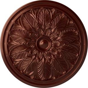 imageEkena Millwork CM22BO 22 58Inch OD x 1 34Inch P Bordeaux Ceiling MedallionHandPainted Antique Copper