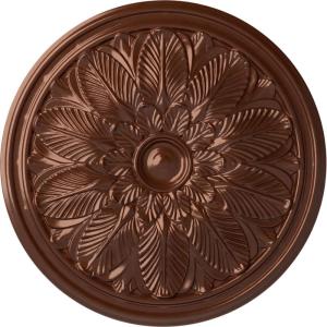 imageEkena Millwork CM22BO 22 58Inch OD x 1 34Inch P Bordeaux Ceiling MedallionHandPainted Copper Penny