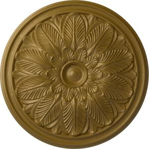 imageEkena Millwork CM22BO 22 58Inch OD x 1 34Inch P Bordeaux Ceiling MedallionHandPainted Gold