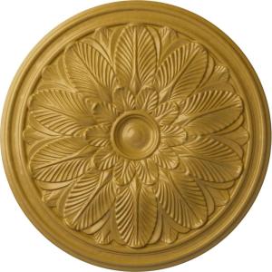 imageEkena Millwork CM22BO 22 58Inch OD x 1 34Inch P Bordeaux Ceiling MedallionHandPainted Iridescent Gold