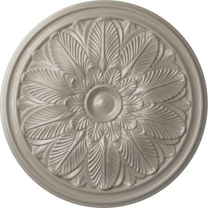 imageEkena Millwork CM22BO 22 58Inch OD x 1 34Inch P Bordeaux Ceiling MedallionHandPainted Pearl White