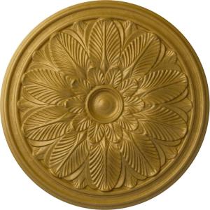 imageEkena Millwork CM22BO 22 58Inch OD x 1 34Inch P Bordeaux Ceiling MedallionHandPainted Pharaohs Gold