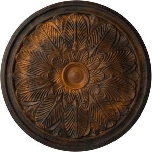 imageEkena Millwork CM22BO 22 58Inch OD x 1 34Inch P Bordeaux Ceiling MedallionHandPainted Rust