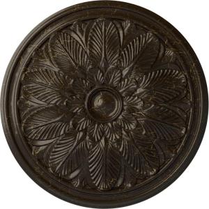 imageEkena Millwork CM22BO 22 58Inch OD x 1 34Inch P Bordeaux Ceiling MedallionHandPainted Stone Hearth Crackle