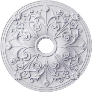 imageEkena Millwork CM23JA 23 58Inch OD x 3 78Inch ID x 2 18Inch P Jamie Ceiling MedallionFactory Primed