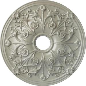 imageEkena Millwork CM23JA 23 58Inch OD x 3 78Inch ID x 2 18Inch P Jamie Ceiling MedallionHandPainted Flash Copper
