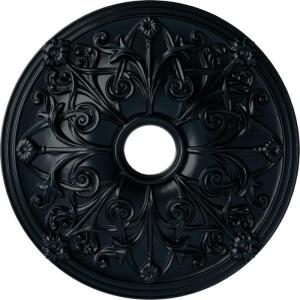 imageEkena Millwork CM23JA 23 58Inch OD x 3 78Inch ID x 2 18Inch P Jamie Ceiling MedallionHandPainted Night Shade
