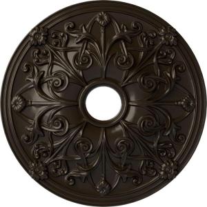 imageEkena Millwork CM23JA 23 58Inch OD x 3 78Inch ID x 2 18Inch P Jamie Ceiling MedallionHandPainted Stone Hearth