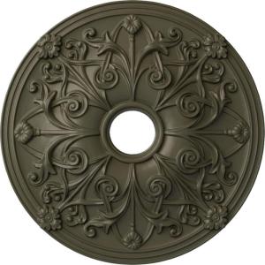 imageEkena Millwork CM23JA 23 58Inch OD x 3 78Inch ID x 2 18Inch P Jamie Ceiling MedallionHandPainted Witch Hazel
