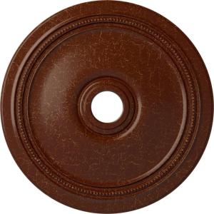 imageEkena Millwork CM24DIGGS Diane Ceiling Medallion 24OD x 3 58ID x 1 14P Fits Canopies up to 6 14 HandPainted Green GoldHandPainted Burnished Mahogany Crackle