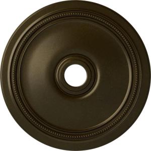 imageEkena Millwork CM24DIGGS Diane Ceiling Medallion 24OD x 3 58ID x 1 14P Fits Canopies up to 6 14 HandPainted Green GoldHandPainted Green Gold