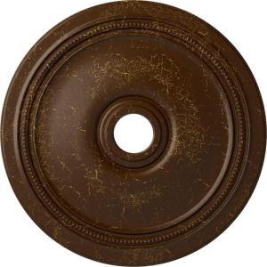 imageEkena Millwork CM24DIGGS Diane Ceiling Medallion 24OD x 3 58ID x 1 14P Fits Canopies up to 6 14 HandPainted Green GoldHandPainted Root Beer Crackle