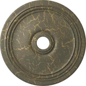 imageEkena Millwork CM24DIGGS Diane Ceiling Medallion 24OD x 3 58ID x 1 14P Fits Canopies up to 6 14 HandPainted Green GoldHandPainted Witch Hazel Crackle