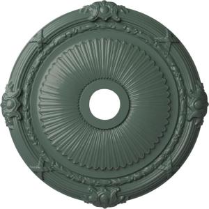 imageEkena Millwork CM27HE Heaton Ceiling Medallion 27 12OD x 3 78ID x 2 14P Fits Canopies up to 6 12 Factory PrimedCloud Burst Flat Finish