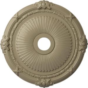 imageEkena Millwork CM27HE Heaton Ceiling Medallion 27 12OD x 3 78ID x 2 14P Fits Canopies up to 6 12 Factory PrimedGobi Desert Flat Finish