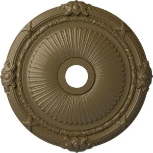 imageEkena Millwork CM27HE Heaton Ceiling Medallion 27 12OD x 3 78ID x 2 14P Fits Canopies up to 6 12 Factory PrimedMississippi Mud Flat Finish