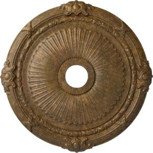 imageEkena Millwork CM27HE Heaton Ceiling Medallion 27 12OD x 3 78ID x 2 14P Fits Canopies up to 6 12 Factory PrimedRubbed Bronze Metallic Series