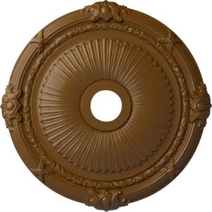 imageEkena Millwork CM27HE Heaton Ceiling Medallion 27 12OD x 3 78ID x 2 14P Fits Canopies up to 6 12 Factory PrimedSmokey Topaz Flat Finish