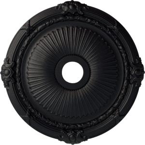 imageEkena Millwork CM27HE Heaton Ceiling Medallion 27 12OD x 3 78ID x 2 14P Fits Canopies up to 6 12 Factory PrimedSteel Gray Metallic Series