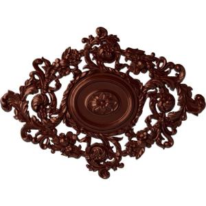 imageEkena Millwork CM30KTGLS  22 12W x 30 38H x 1 12P Katheryn Ceiling Medallion  Ceiling Medallion GoldHandPainted Antique Copper