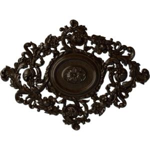 imageEkena Millwork CM30KTGLS  22 12W x 30 38H x 1 12P Katheryn Ceiling Medallion  Ceiling Medallion GoldHandPainted Bronze