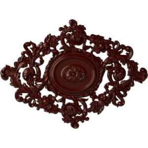 imageEkena Millwork CM30KTGLS  22 12W x 30 38H x 1 12P Katheryn Ceiling Medallion  Ceiling Medallion GoldHandPainted Brushed Mahogany