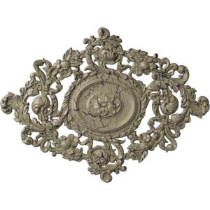 imageEkena Millwork CM30KTGLS  22 12W x 30 38H x 1 12P Katheryn Ceiling Medallion  Ceiling Medallion GoldHandPainted Castle Stone Crackle
