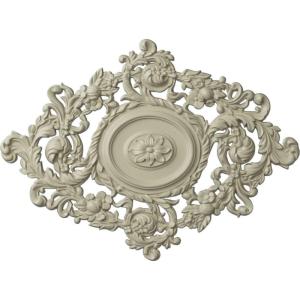 imageEkena Millwork CM30KTGLS  22 12W x 30 38H x 1 12P Katheryn Ceiling Medallion  Ceiling Medallion GoldHandPainted Clear Yellow