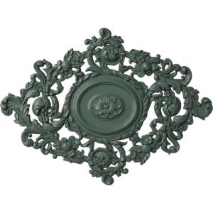 imageEkena Millwork CM30KTGLS  22 12W x 30 38H x 1 12P Katheryn Ceiling Medallion  Ceiling Medallion GoldHandPainted Cloud Burst