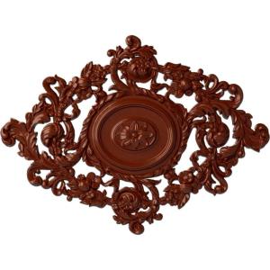 imageEkena Millwork CM30KTGLS  22 12W x 30 38H x 1 12P Katheryn Ceiling Medallion  Ceiling Medallion GoldHandPainted Firebrick
